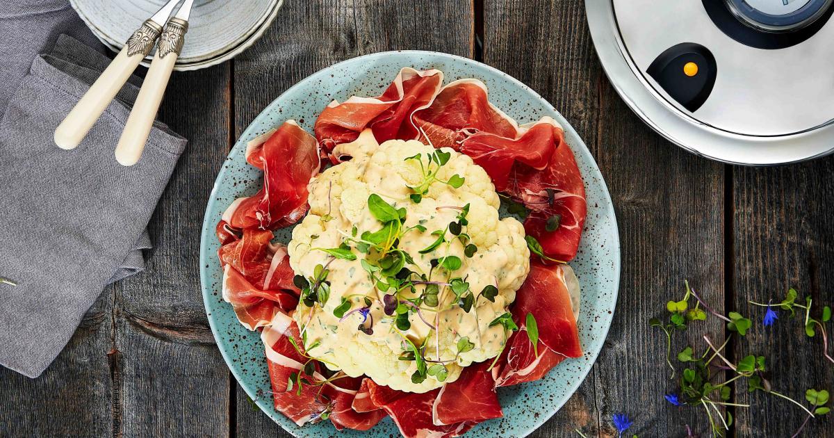 Blumenkohl mit süß-scharfem Dressing