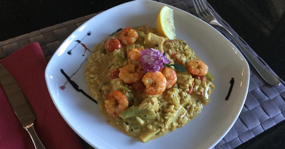 Asiatischer Wok mit Shrimps &amp; Gemüse