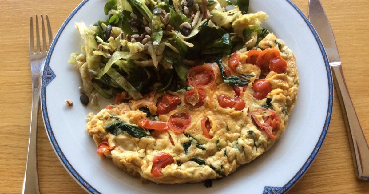 Vegetarische Bauernomelette